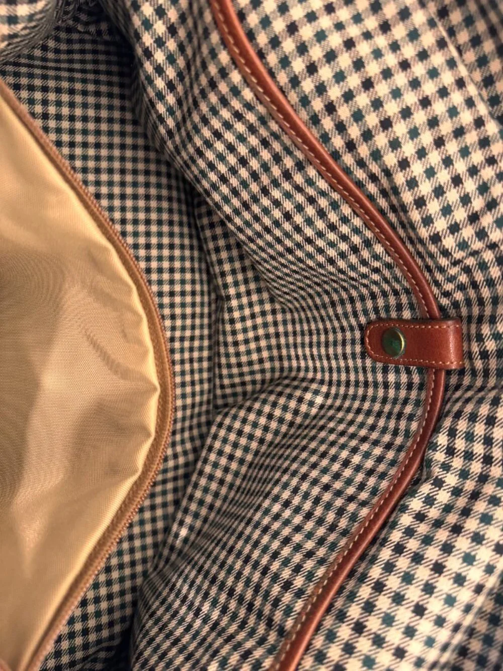 Ghurka Wellesley No. 249  Vintage Chestnut Leather Weekender Travel Bag